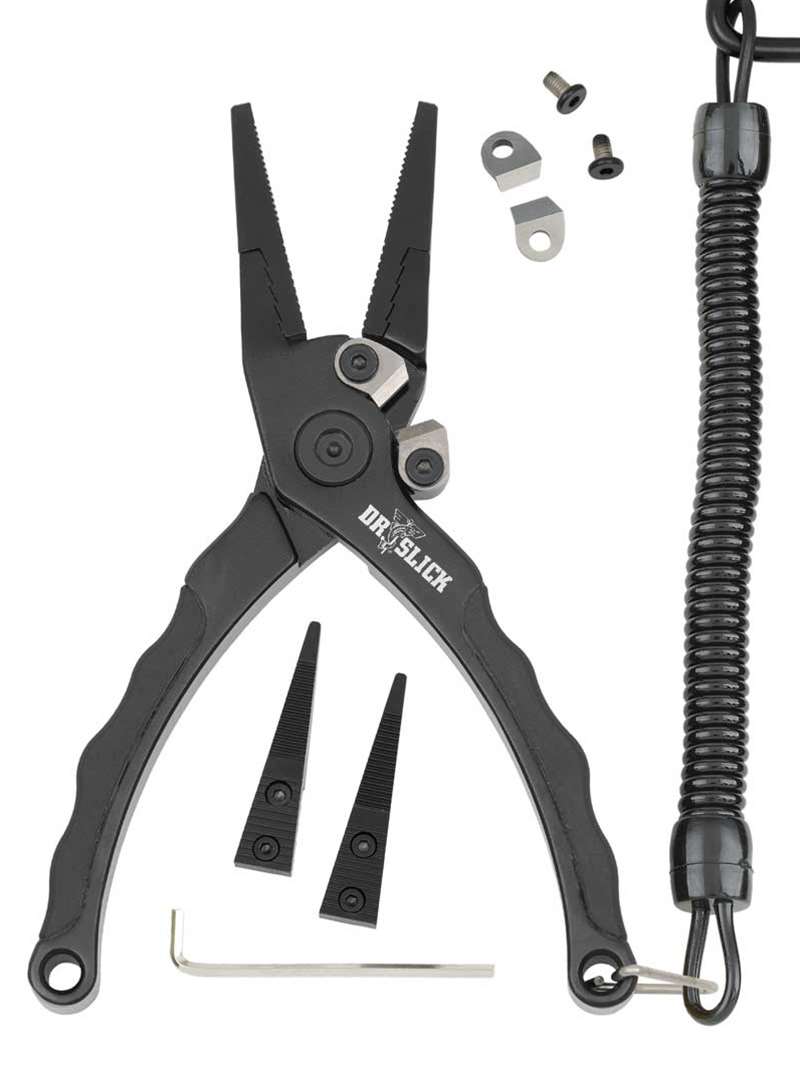Forbici Dr. Slick Per Legatura Mosche 4" – Carburo Di Tungsteno, Dritte, Loop Nero