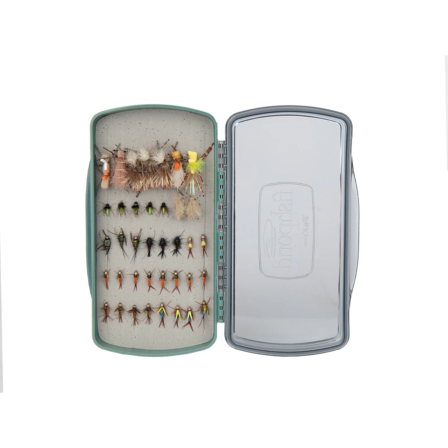 Tacky Pescador Fly Box - Medium- Clear - Dynamic Foam