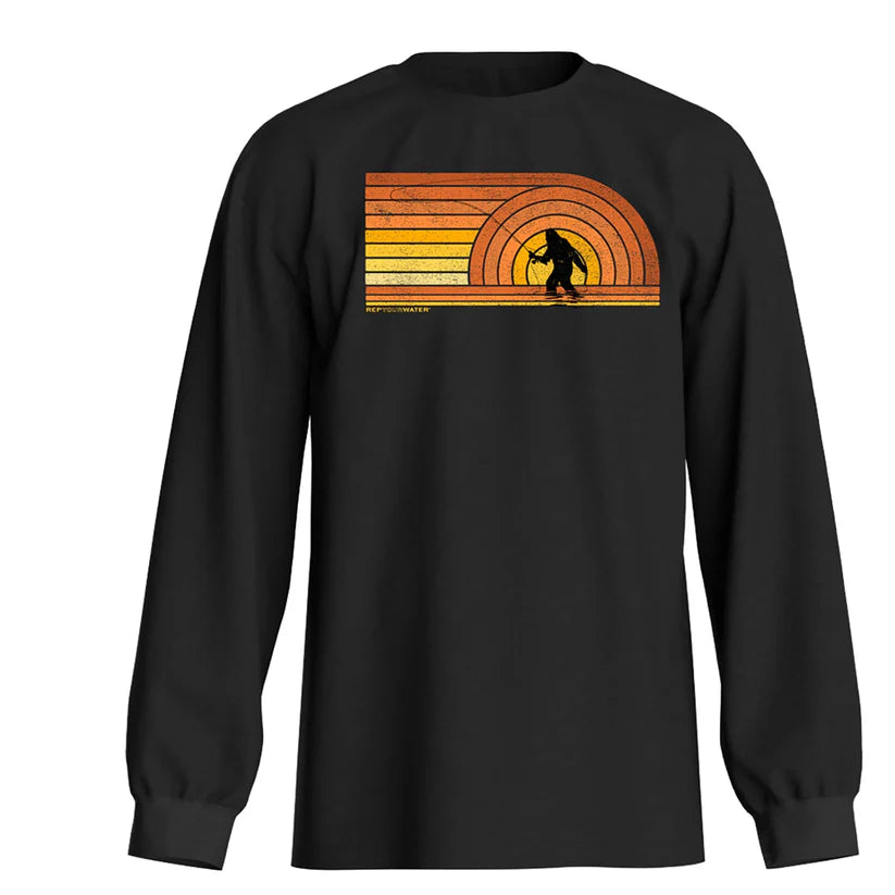 Sunset Squatch Longsleeve T-Shirt