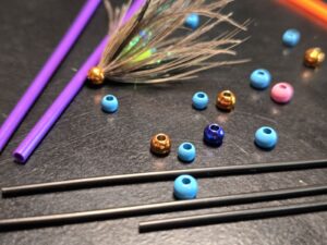 Aqua Tube Beads