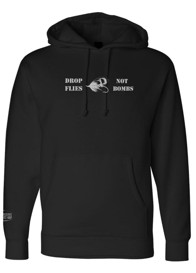 Drop Flies Not Bombs Confluence Logo Hoody