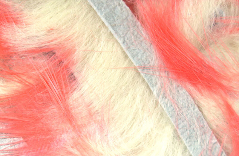 Crosscut Rabbit Flesh Strips Two Tone