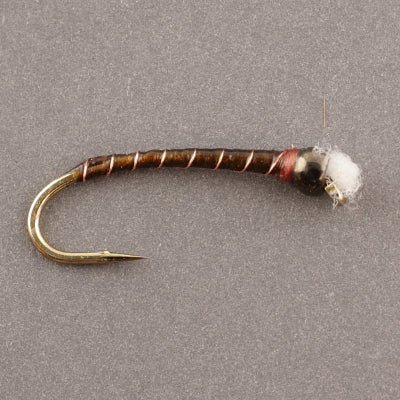 TW BB UT Brown Olive Chironomid Copper Rib