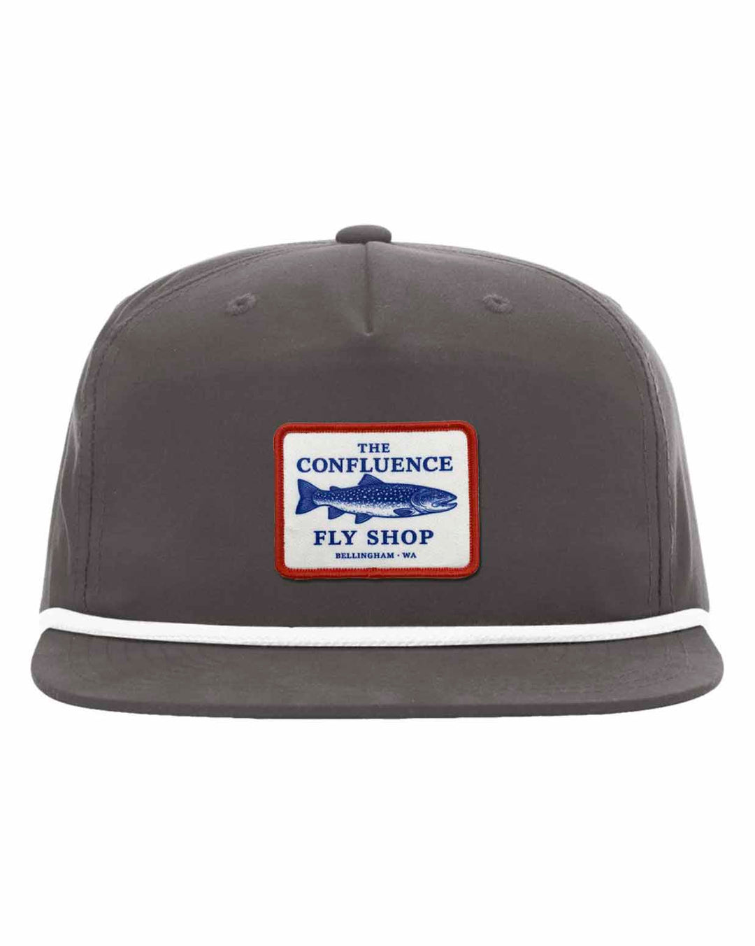 Confluence Logo Patch Hat - Bull Trout - Charcoal/White