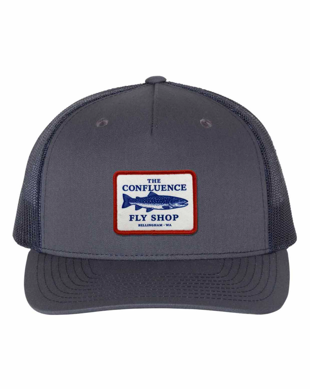 Confluence Logo Patch Hat - Bull Trout - Ombre Blue/Navy