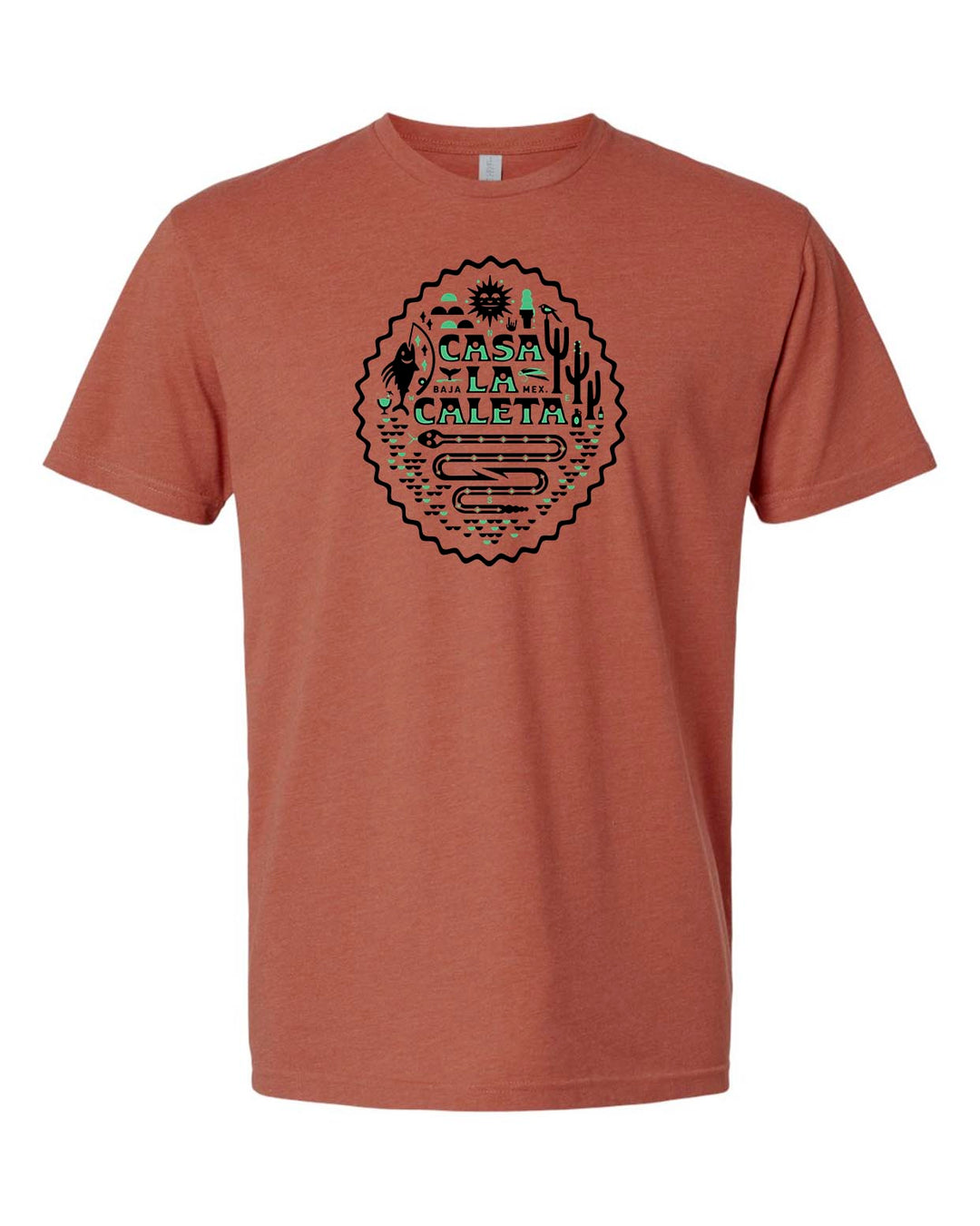 Casa La Caleta Bonus Tee - Redwood