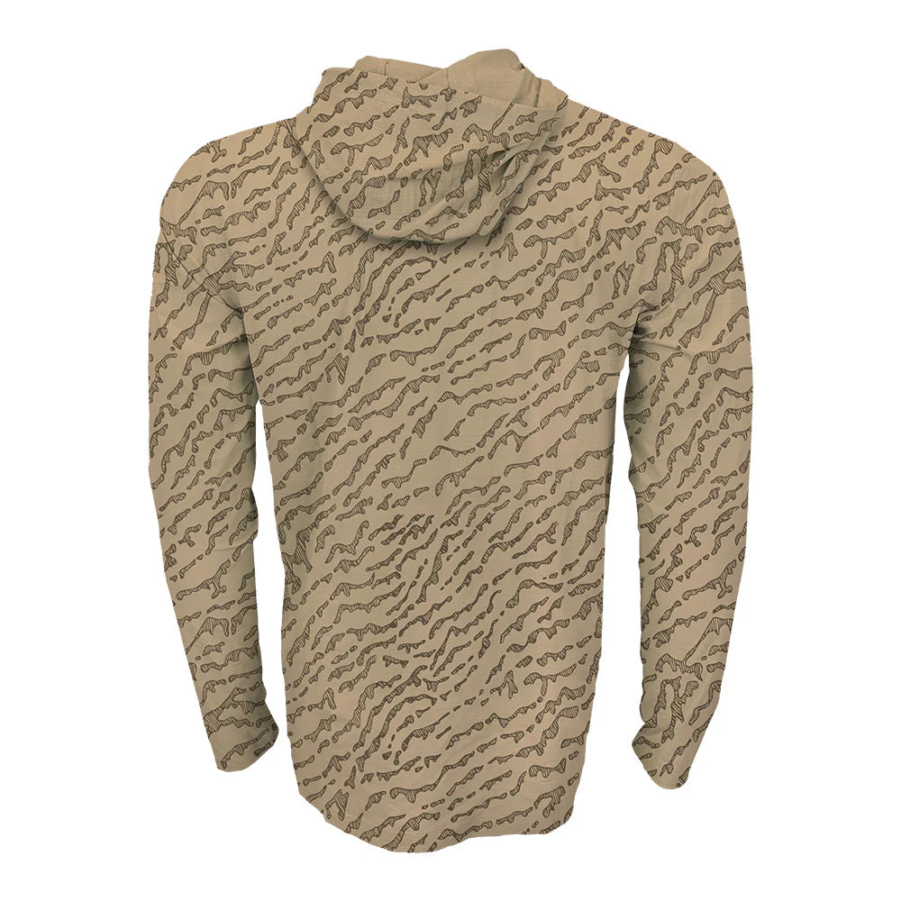 Rep Your Water Flolite Performance Hoody - Sandbar