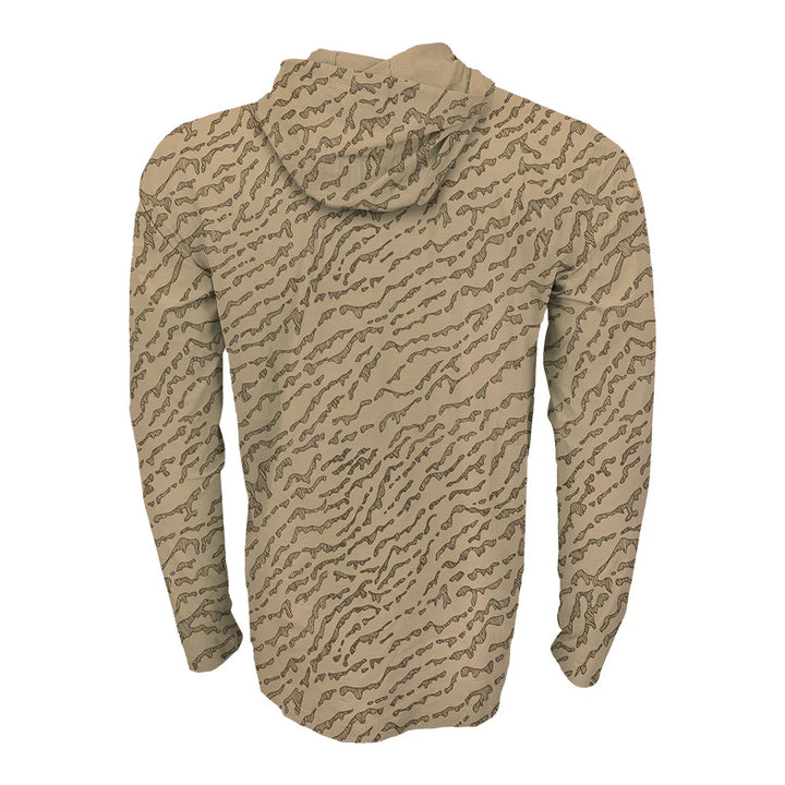 Rep Your Water Flolite Performance Hoody - Sandbar