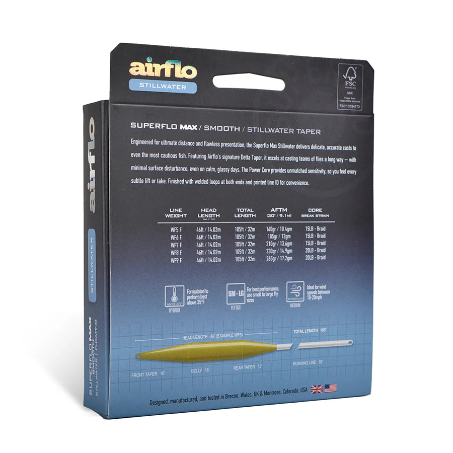 Airflo Superflo Max Smooth - Stillwater Floating Line