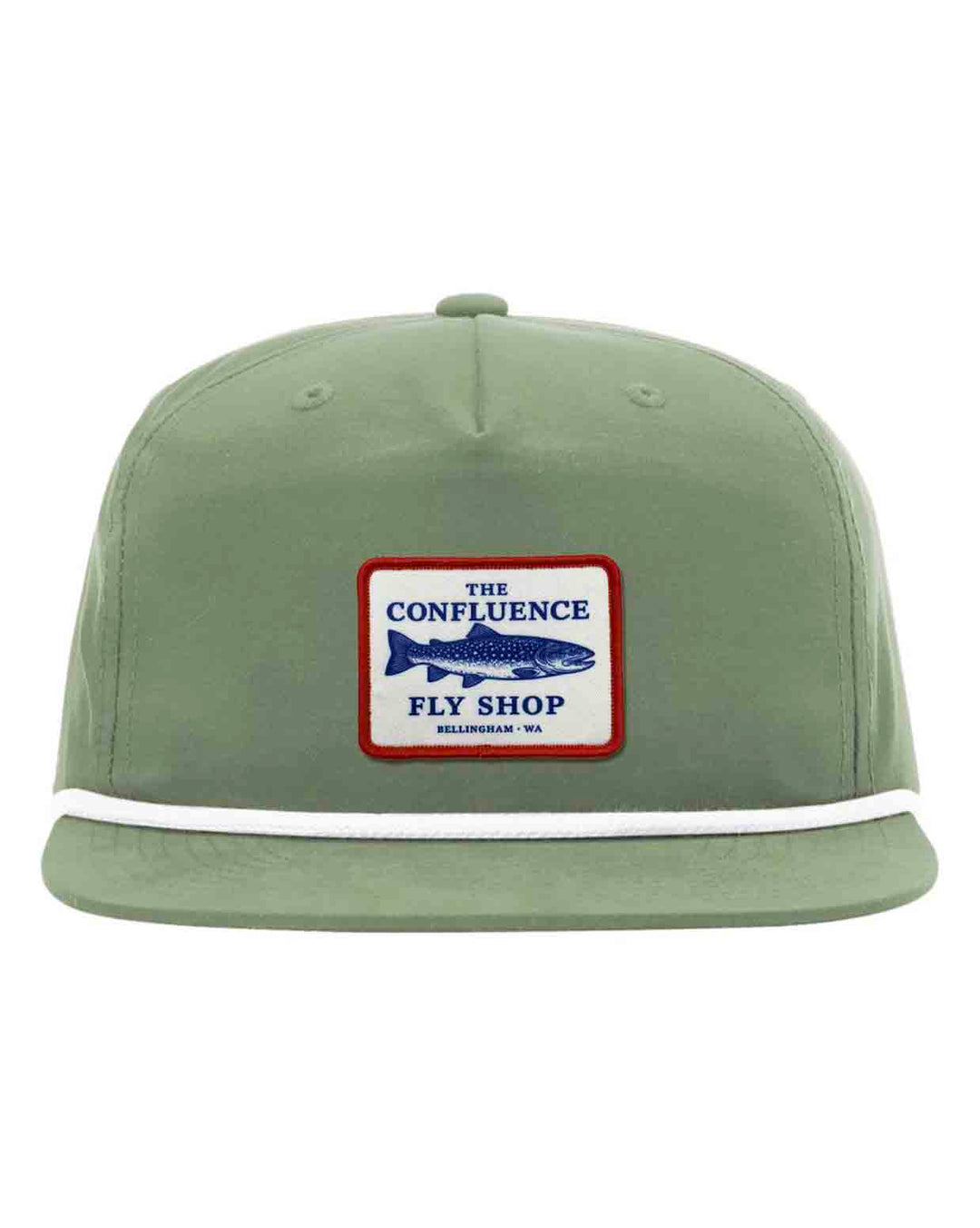 Confluence Logo Patch Hat - Bull Trout - Sage/White