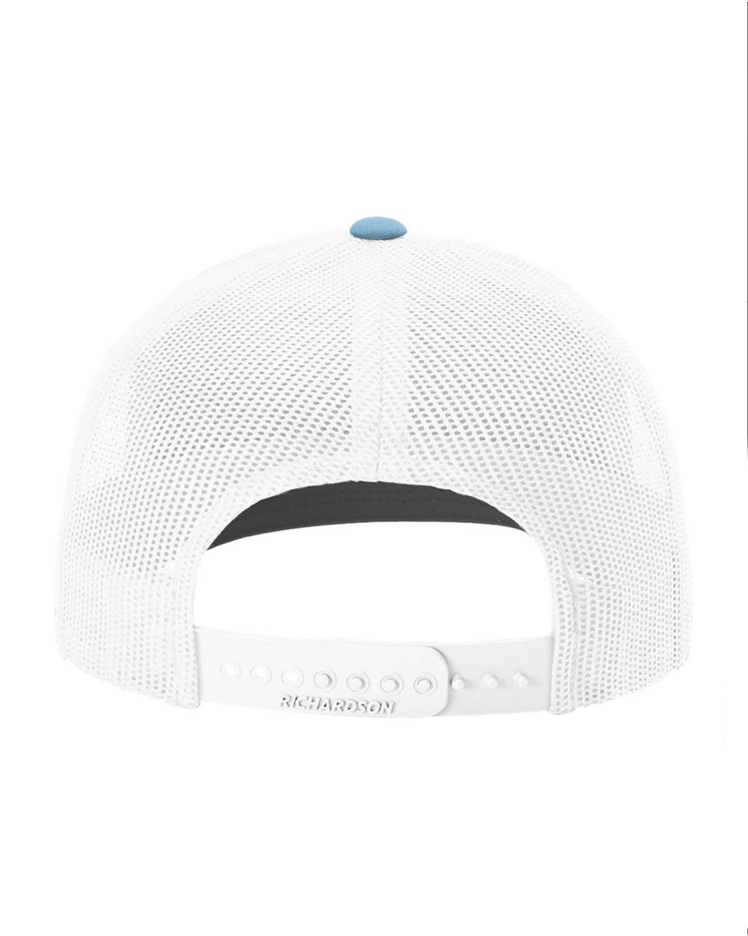 Casa La Caleta Snapback Trucker Cap - Columbia Blue / White