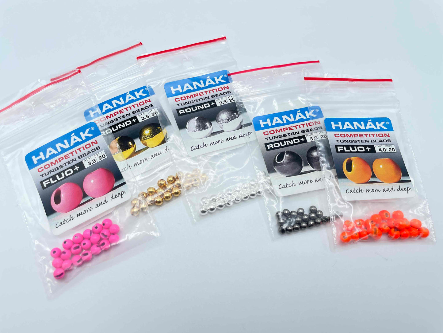 Hanak Slotted Tungsten Beads