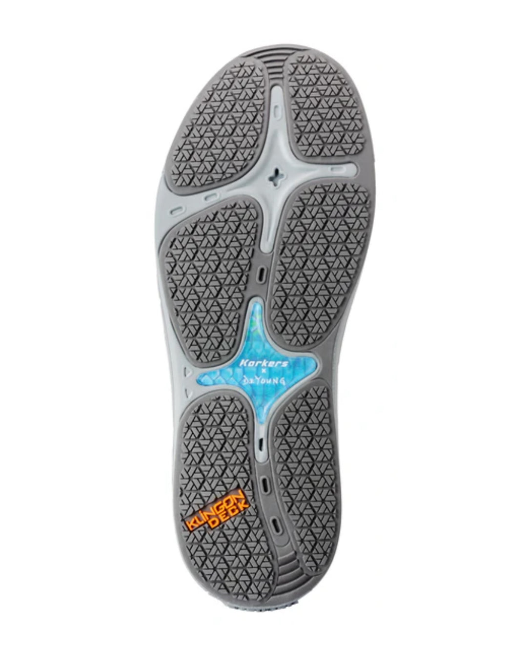 Korkers Fish Moc Tarpon w/ Fixed Kling-On Deck Soles, Black Olive