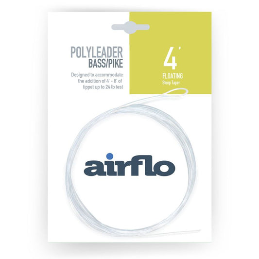 Airflo Poly Leader 4' Bass/Pike