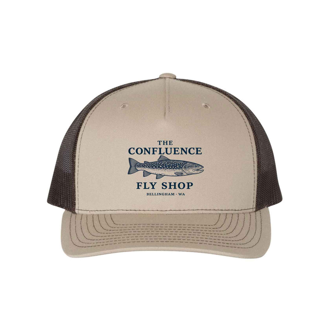 Confluence Logo Hat - Bull Trout - Tan/Brown