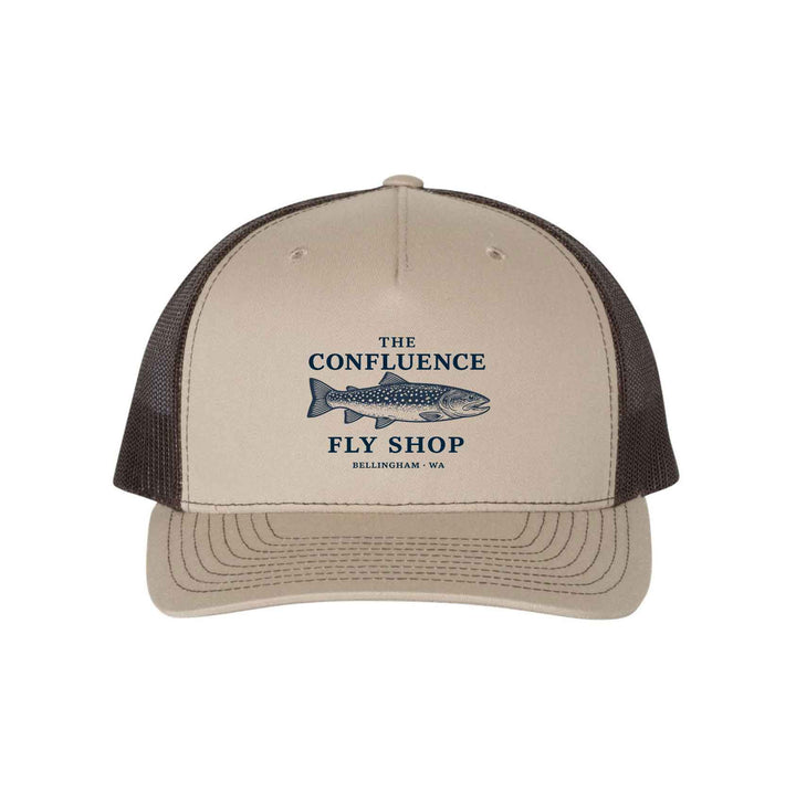 Confluence Logo Hat - Bull Trout - Tan/Brown